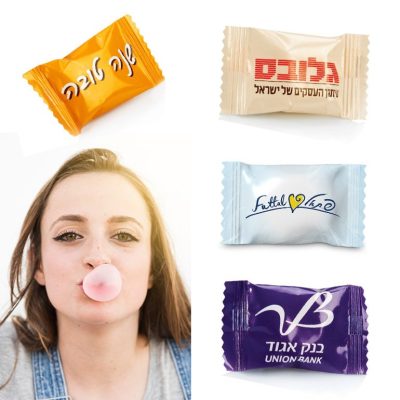 סוכריות מנטה ממותגות באריזה אישית