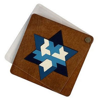 טנגרם מגן דוד מעץ