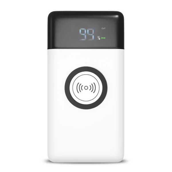פאוורבנק אלחוטי 10,000mAh עם צג דיגיטלי - דגם גולט – תמונה 2