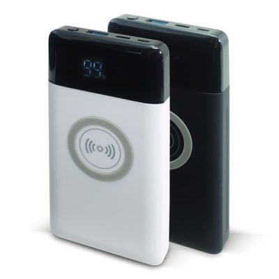 פאוורבנק אלחוטי 10,000mAh עם צג דיגיטלי - דגם גולט