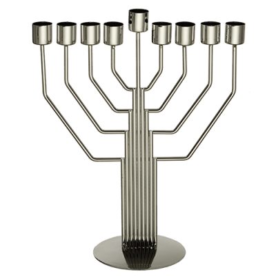חנוכיית חוטים יוקרתית ממותגת - דגם חב"ד