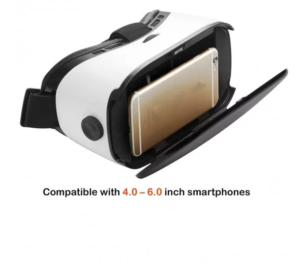 משקפי מציאות מדומה VR BOX עם שלט בלוטות' – תמונה 3