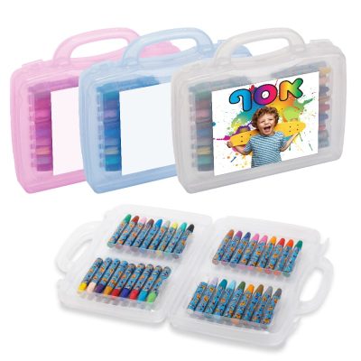 מזוודת צבעי פנדה 'קולור קייס' - סט 36 גוונים ליצירה