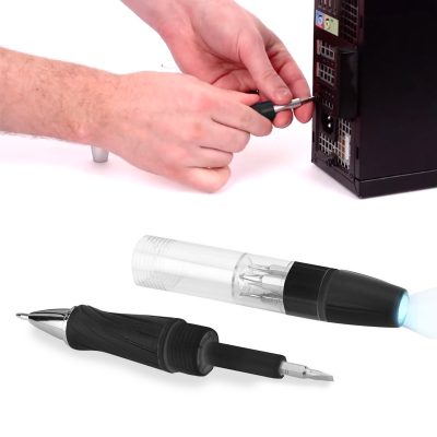 פנס עט רב-תכליתי עם תאורת LED ו-4 מברגים