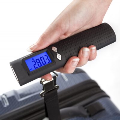 משקל מזוודות דיגיטלי עם פנס ומטען נייד - Overweight