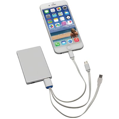מטען נייד דק 3,000mAh בעיצוב כרטיס אשראי