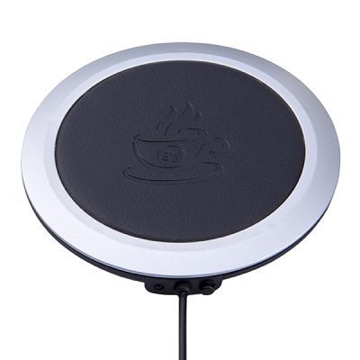 פלטת חימום חשמלית לכוס שתייה עם חיבור USB
