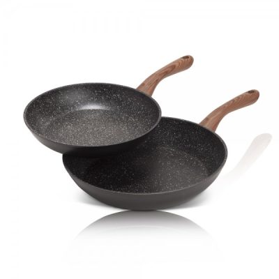 סט מחבתות טפלון NON-STICK מקצועי | 24 ו-28 ס"מ