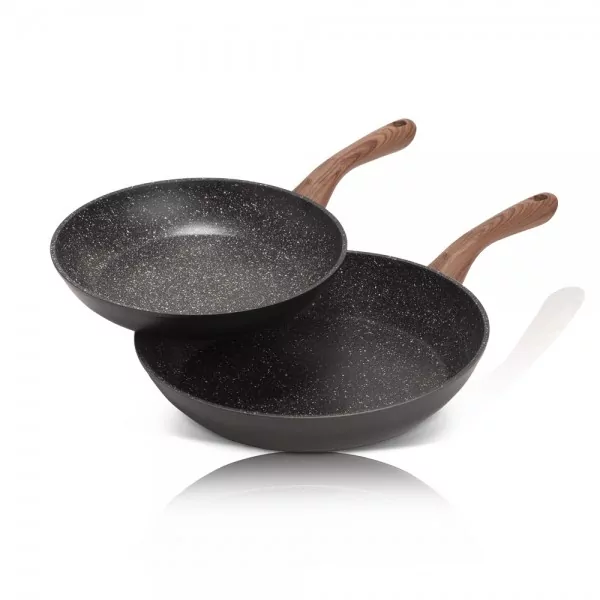 סט מחבתות טפלון NON-STICK מקצועי | 24 ו-28 ס"מ