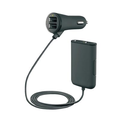 מטען USB משפחתי לרכב 4 יציאות - דגם לקסוס